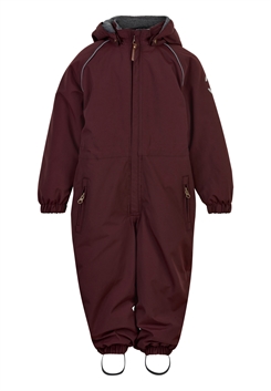 Mikk-Line Junior snowsuit Solid - Decadent Chocolate